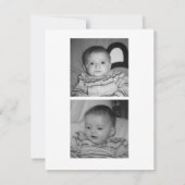 Faire-part de naissance - Fille 案内状 (裏面)