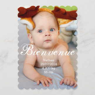 Faire-part de naissance Garçon 案内状