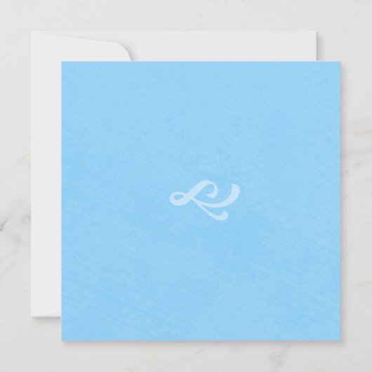 Faire-part de naissance Garçon 案内状 (裏面)