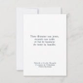 Faire-part de naissance Garçon - Fusain 案内状 (裏面)