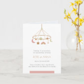 Faire-Part de Naissance jumeaux - format plié カード (黄色い花)