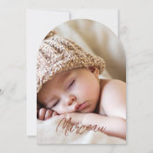 Faire-part de naissance Marceau 招待状 (正面)