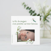 Faire-part de naissance muguet et fée 案内状 (スタンド正面)