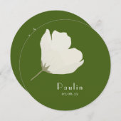Faire-Part de naissance Paulin セーブザデート (正面/裏面)