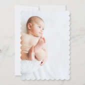 Faire-Part de naissance Poudré - Violette 招待状 (裏面)