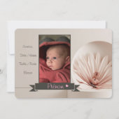 Faire-part Fille 招待状 (正面)