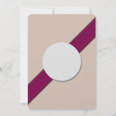 Faire-part Fille 招待状 (裏面)