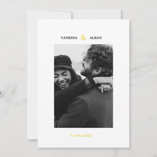 Faire-Part "Flavus" 招待状 (正面)