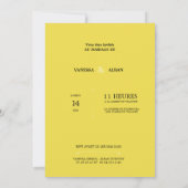 Faire-Part "Flavus" 招待状 (裏面)