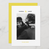 Faire-Part "Flavus" 招待状 (正面/裏面)