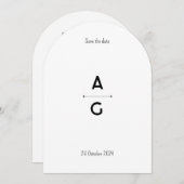 Faire Part "Lettrus" 招待状 (正面/裏面)