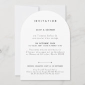 Faire Part "Lettrus" 招待状 (裏面)