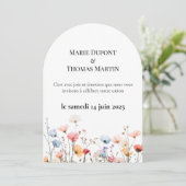 Faire-part Mariage printanier 招待状 (スタンド正面)