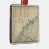 Fairfield郡コネチカットのロングアイランドNY メタルオーナメント (右)