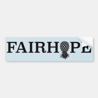 Fairhopeのバンパーステッカー-逆さまのパイナップル バンパーステッカー