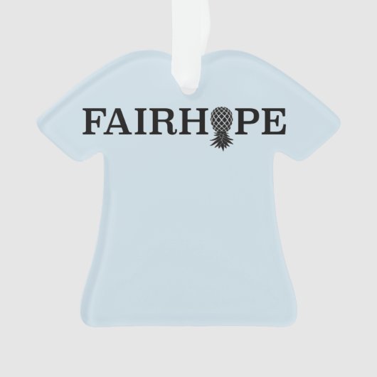 Fairhope Alabamaパイナップル – クリスマスオーナメント オーナメント (正面)