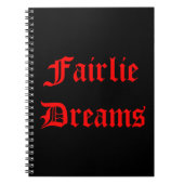 Fairlieによってはノートが夢を見ます ノートブック (正面)