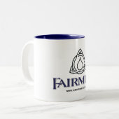 Fairmistのマグ-雨滴のグラフィック ツートーンマグカップ (正面左)