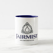 Fairmistのマグ-雨滴のグラフィック ツートーンマグカップ (中央)