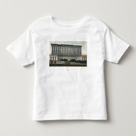 Fairmontのホテルの眺め トドラーTシャツ (正面)