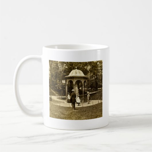 Fairmount公園のヴィンテージPhilly 1902年 コーヒーマグカップ (左)