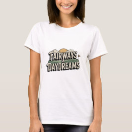 Fairways And Daydreams Retro Landscape Art Tシャツ