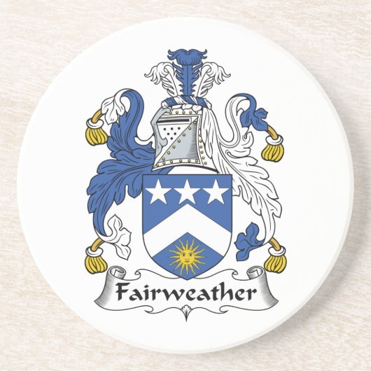 Fairweather家紋 コースター (正面)