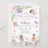 Fairy 1st Birthday Invitation 招待状 (正面)