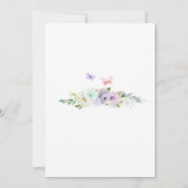 Fairy 1st Birthday Invitation 招待状 (裏面)