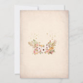 Fairy 1st Birthday Invitation 招待状 (裏面)