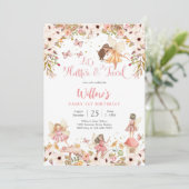 Fairy 1st Birthday Party Invitation 招待状 (スタンド正面)