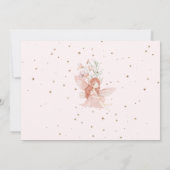 Fairy 1st Birthday Whimsical Photo Thank you Card 招待状 (裏面)