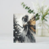 Fairy and Christmas Tree Glitch ポストカード (スタンド正面)