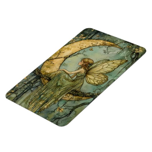 Fairy And Crescent Moon マグネット (左側)