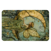 Fairy And Crescent Moon マグネット (横)