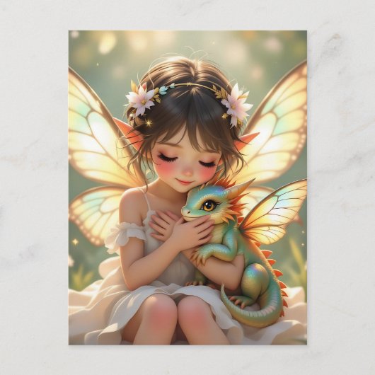Fairy and Dragon | Keeping in Touch ポストカード (正面)