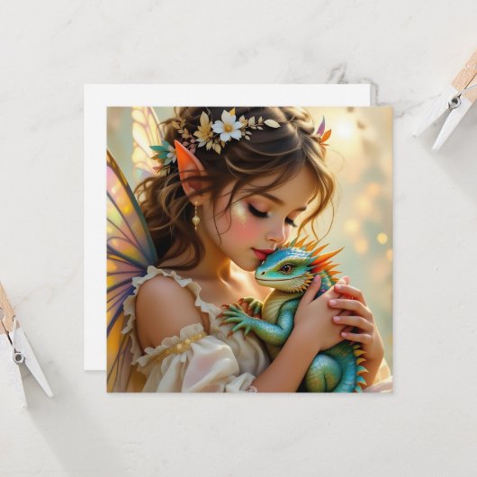 Fairy and Dragon Mystical Girl's カード (正面/裏面インサイチュ)