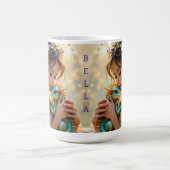 Fairy and Dragon Mystical Personalized コーヒーマグカップ (中央)