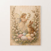 Fairy and Easter Bunny ジグソーパズル (縦)