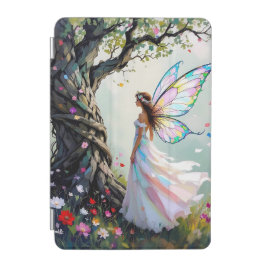 Fairy and Magical Vine Wrapped Tree iPad Miniカバー
