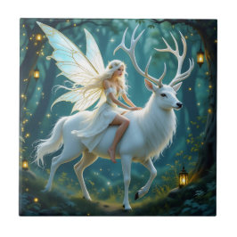 Fairy and White Deer Magical Forest タイル