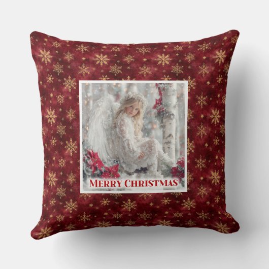 Fairy Angelic Christmas Pillow Gift クッション (裏面)
