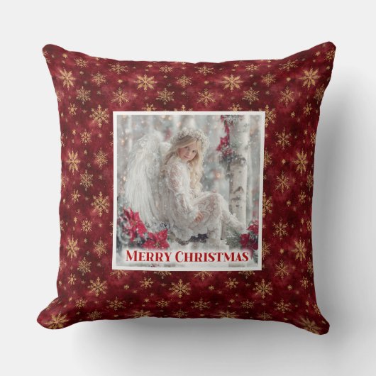 Fairy Angelic Christmas Pillow Gift クッション (正面)