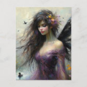 Fairy at the Duck Pond ポストカード (正面)