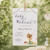  Fairy Baby Shower Invitation Girl 招待状