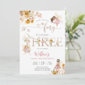 Fairy Birthday Invitation Girl 招待状 (スタンド正面)