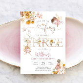 Fairy Birthday Invitation Girl 招待状