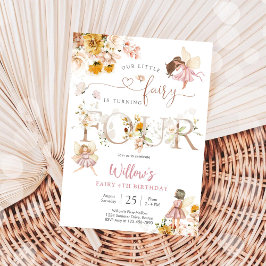 Fairy Birthday Invitation Girl 招待状