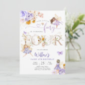 Fairy Birthday Invitation Girl 招待状 (スタンド正面)