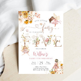 Fairy Birthday Party Invitation 招待状